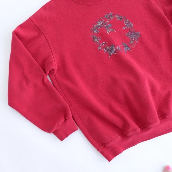 Vintage Northern Reflections Red Bird Crewneck Sweater - Picture 8 of 12